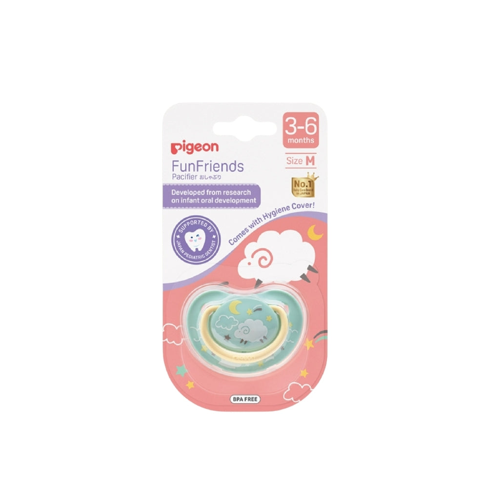 PIGEON FUN FRIENDS PACIFIER M SHEEP 1S