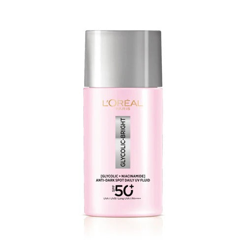 LOREAL GLYCOLIC-BRIGHT DARK SPOT UV SPF 50+ 50ML