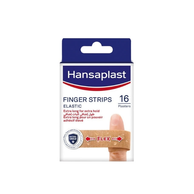HANSAPLAST FINGER STRIPS ELASTIC 16S