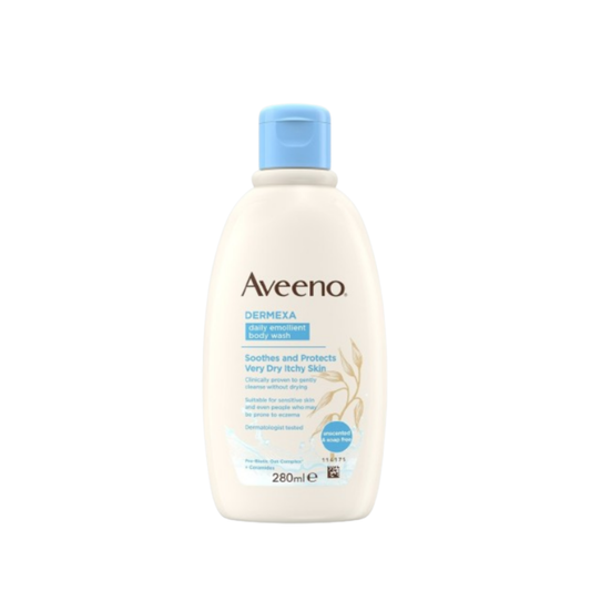 AVEENO DERMEXA DAILY EMOLLIENT BODY WASH 280ML