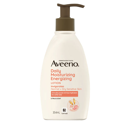 AVEENO DAILY MOISTURIZING ENERGIZING LOTION 354ML