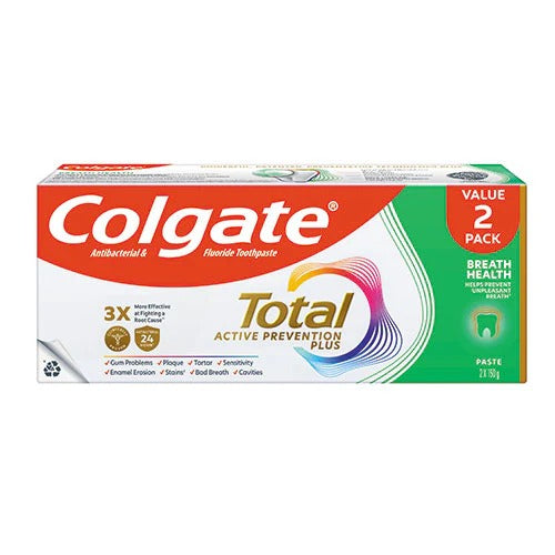 COLGATE TOOTHPASTE TOTAL BREATH HEALTH 150G 2S