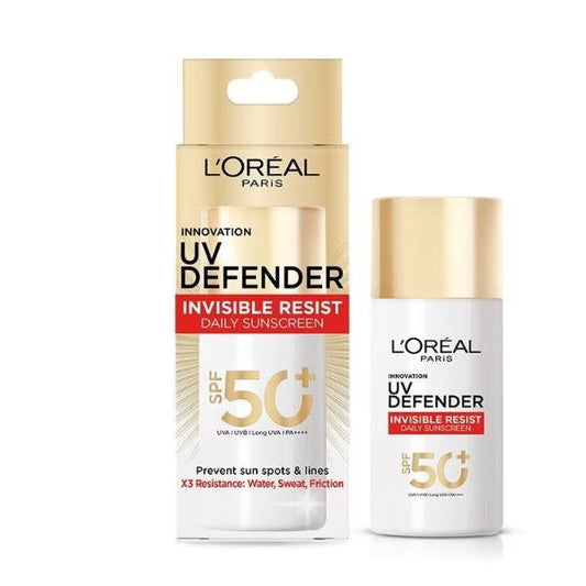 LOREAL UV DEFENDER INVISIBLE RESIST DAILY SUNSCREEN 50ML