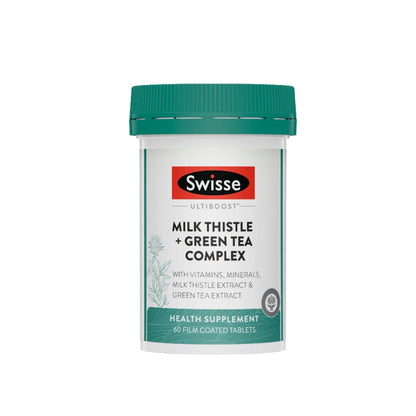 SWISSE ULTIBOOST MILK THISTLE + GREEN TEA  COMPLEX 60S