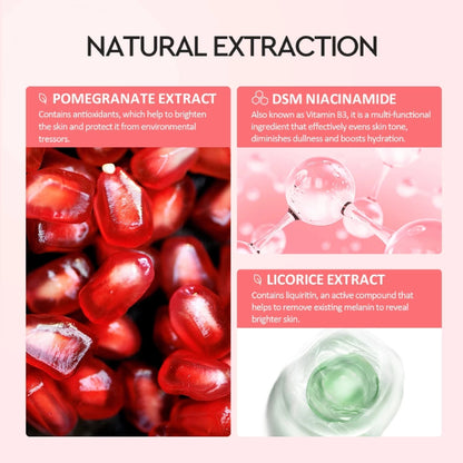 GLAD2GLOW POMEGRANATE 10% NIACINAMIDE POWER BRIGHT SERUM 17ML