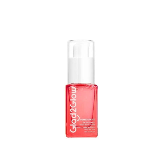 GLAD2GLOW POMEGRANATE 10% NIACINAMIDE POWER BRIGHT SERUM 17ML