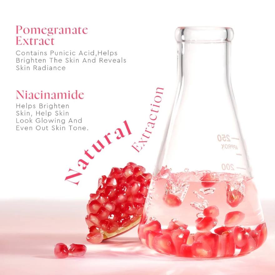 GLAD2GLOW POMEGRANATE NIACINAMIDE BRIGHTENING TONER 80ML