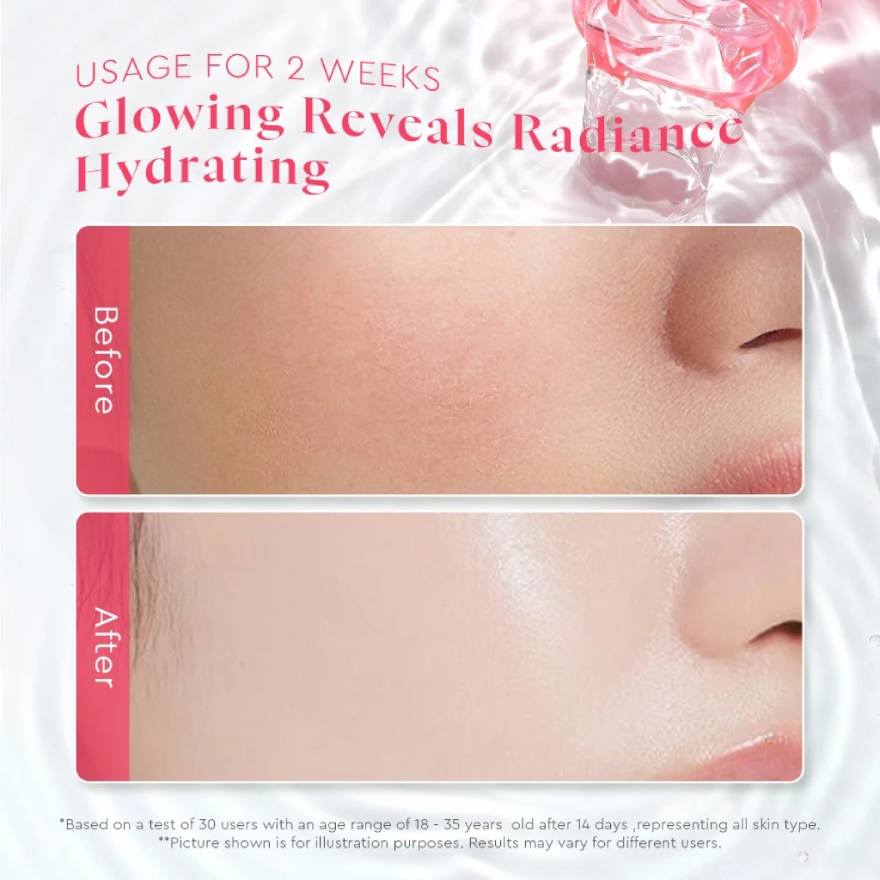 GLAD2GLOW POMEGRANATE NIACINAMIDE BRIGHTENING TONER 80ML