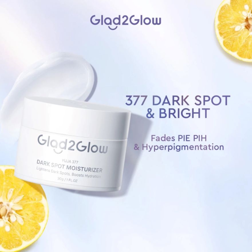 GLAD2GLOW YUJA 377 DARK SPOT MOISTURIZER 30G