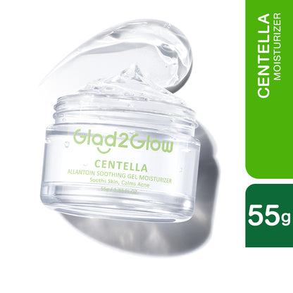 GLAD2GLOW CENTELLA ALLANTOIN SOOTHING GEL MOISTURIZER 55G