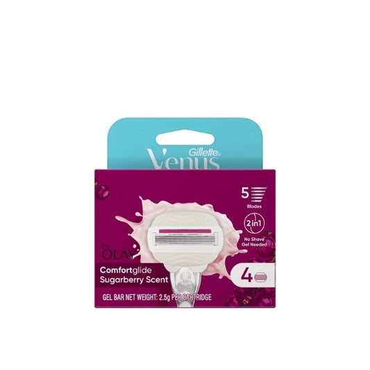GILLETTE VENUS COMFORTGLIDE SUGARBERRY CARTRIDGE 4S
