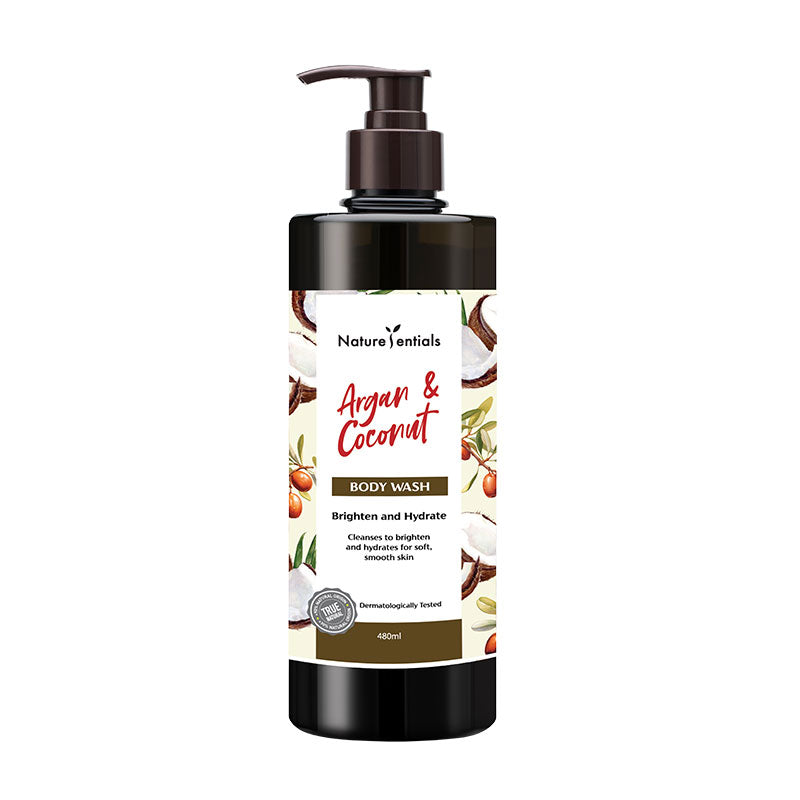 NATURESENTIALS BODY WASH ARGAN & COCONUT 480ML