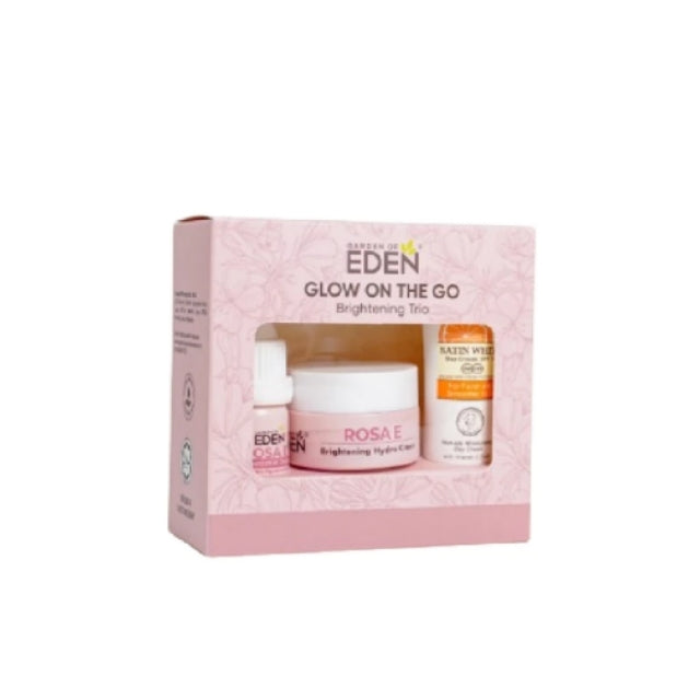 GARDEN OF EDEN GLOW ON THE GO BRIGHTENING TRIO