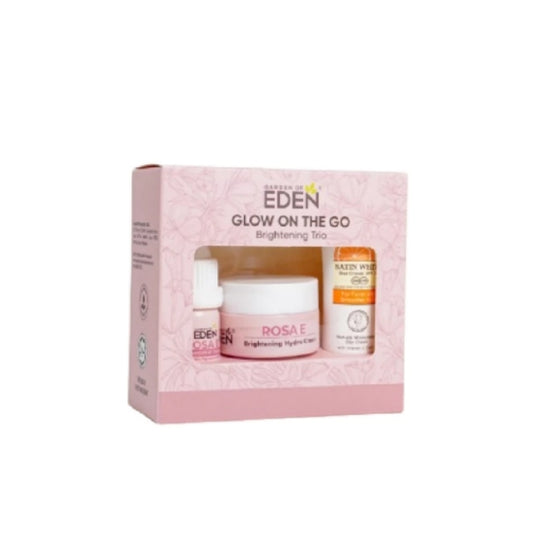 GARDEN OF EDEN GLOW ON THE GO BRIGHTENING TRIO