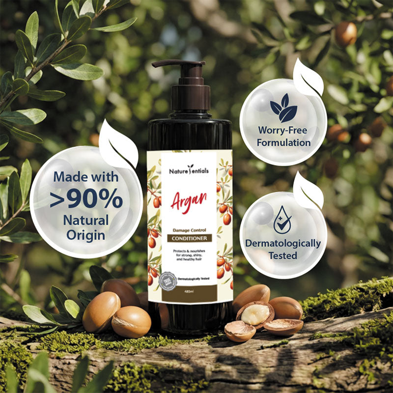 NATURESENTIALS DAMAGE CONTROL CONDITIONER ARGAN OIL 480ML