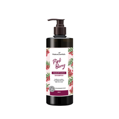 NATURESENTIALS DANDRUFF CONTROL SHAMPOO PINK BERRY 480ML