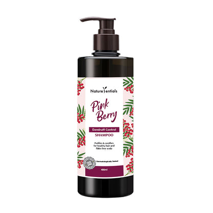 NATURESENTIALS DANDRUFF CONTROL SHAMPOO PINK BERRY 480ML