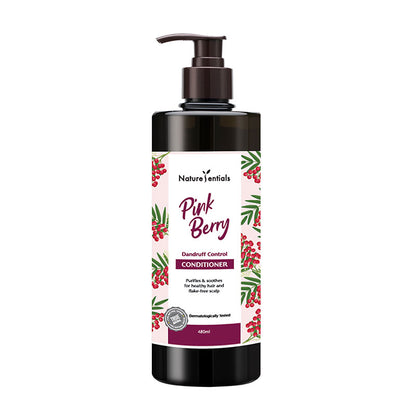 NATURESENTIALS DANDRUFF CONTROL CONDITIONER PINK BERRY 480ML