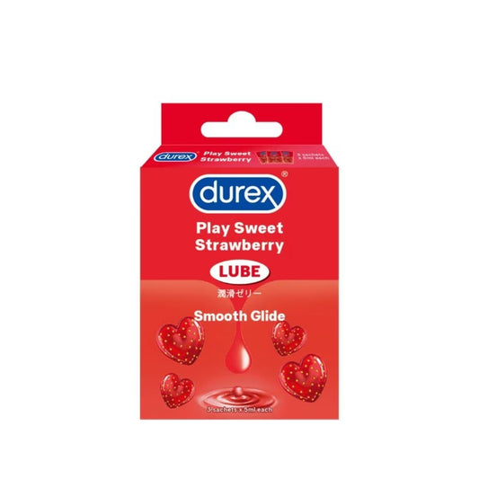 DUREX LUBE PLAY STRAWBERRY SACHET 5MLX3S