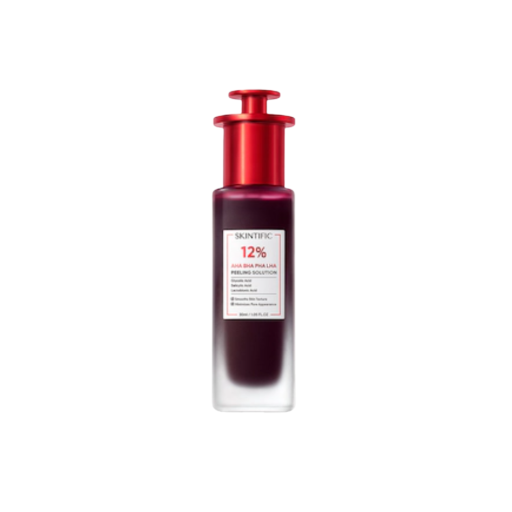 SKINTIFIC 12% AHA BHA PHA LHA PEELING SOLUTION 30ML