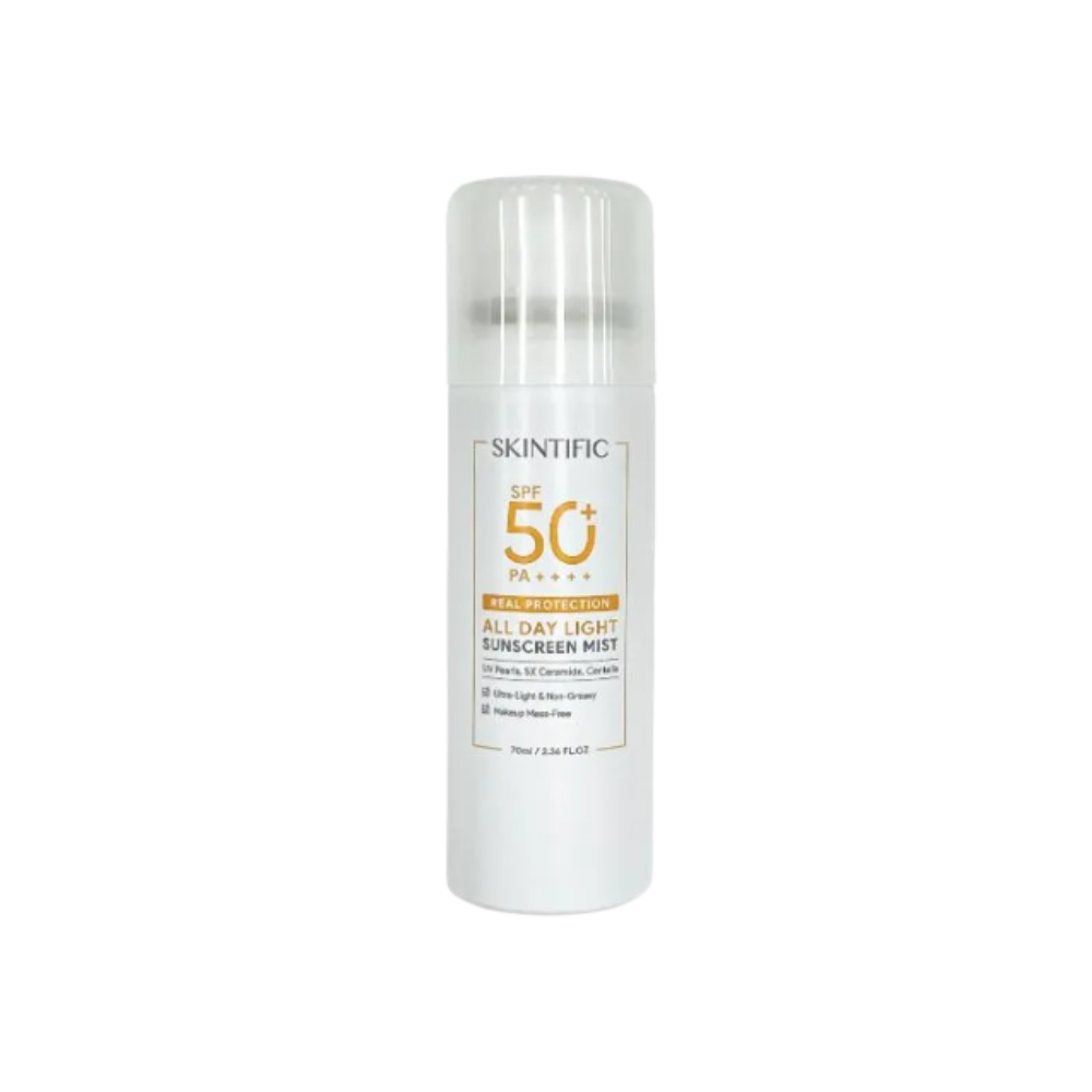 SKINTIFIC ALL DAY LIGHT SUNSCREEN MIST SPF50 70ML