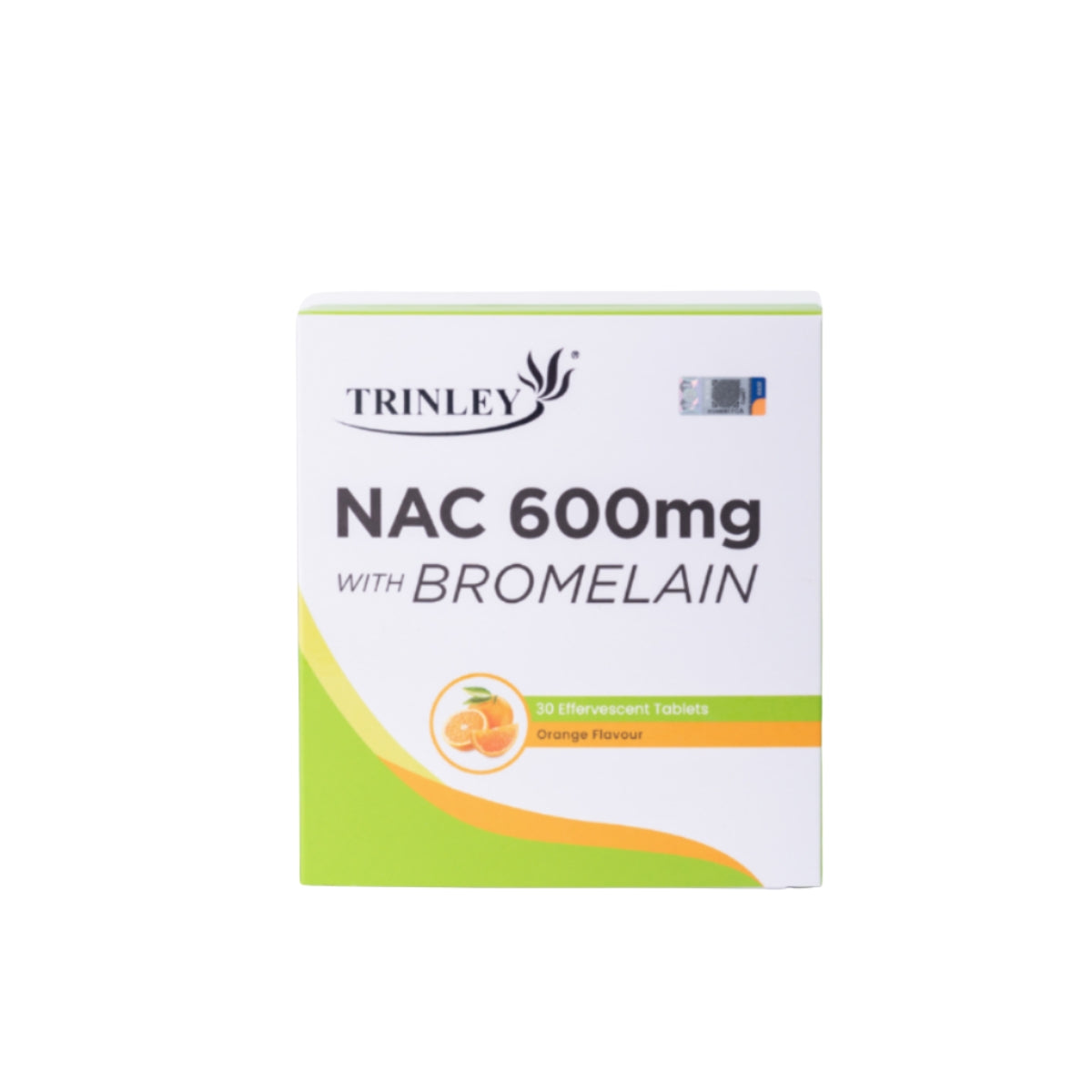 TRINLEY NAC 600MG WITH BROMELAIN 30S