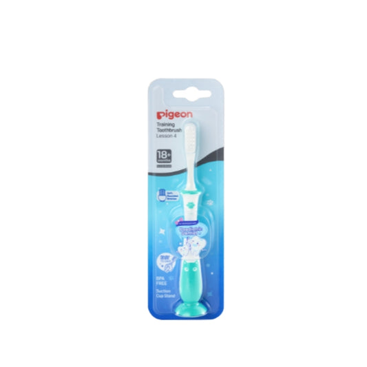 PIGEON BABY TRAINING TOOTHBRUSH LESSON 4 GREEN