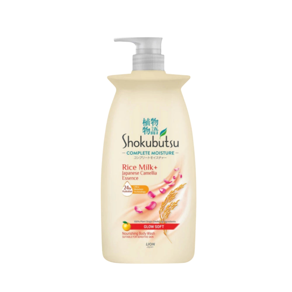 SHOKUBUTSU BODY WASH COMPLETE MOISTURE GLOW SOFT 850G