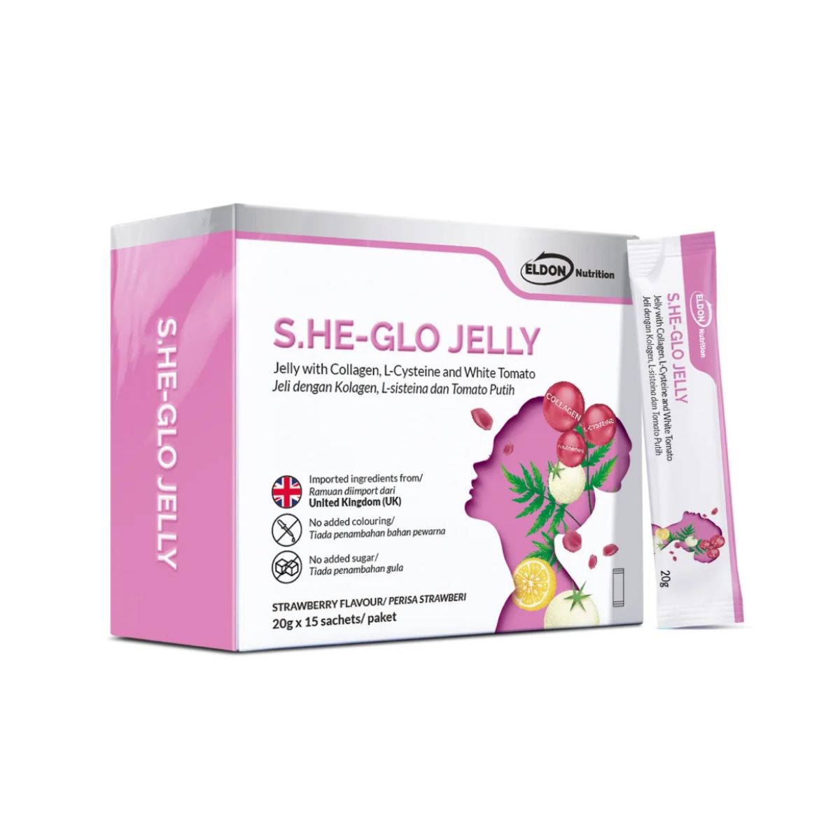 ELDON NUTRITION S.HE-GLO JELLY 20GX15S