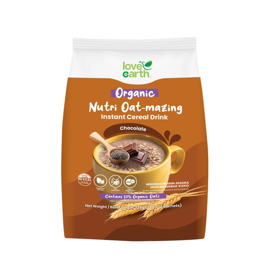 LOVE EARTH NUTRI-OAT MAZING CHOCOLATE 12S