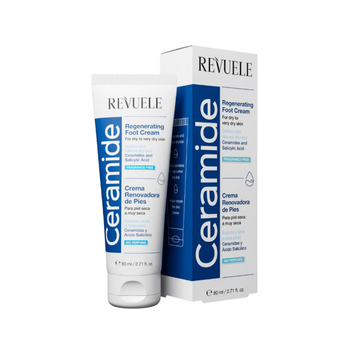 REVUELE CERAMIDE REGENERATING FOOT CREAM 80ML