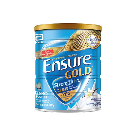 ENSURE VANILLA ZERO SUCROSE 800G