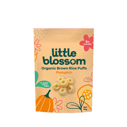LITTLE BLOSSOM RICE PUFFS PUMPKIN 40G