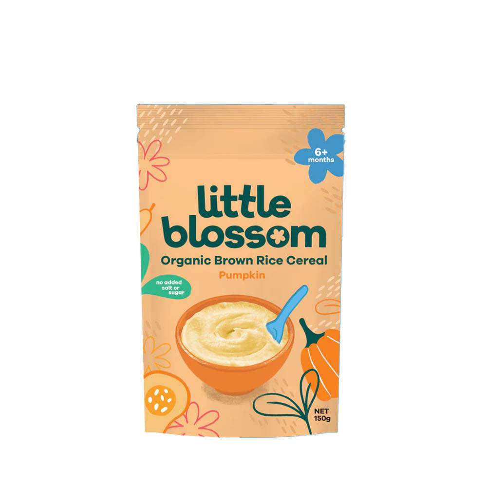 LITTLE BLOSSOM RICE CEREAL PUMPKIN 150G