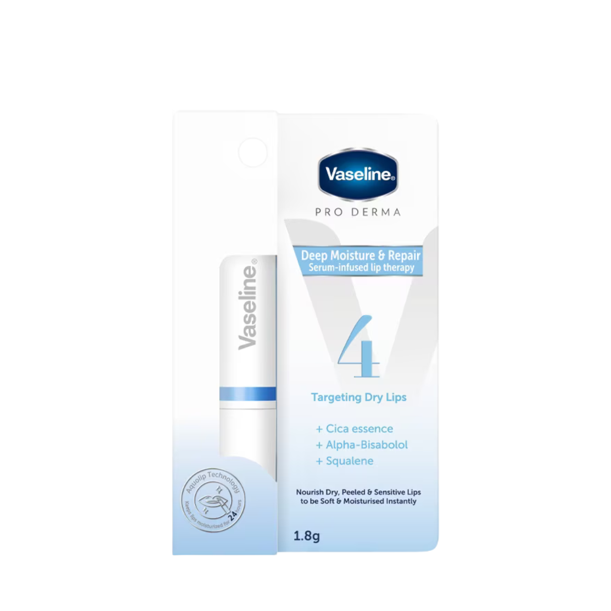 VASELINE LIP CARE PRO DERMA DEEP MOISTURE & REPAIR 1.8G