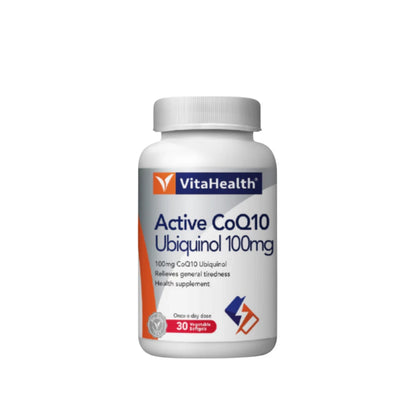 VITAHEALTH ACTIVE COQ UBIQUINOL 100MG 30S