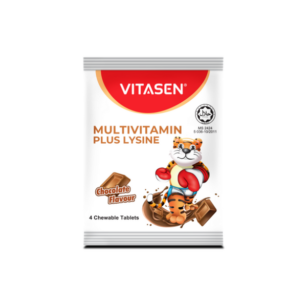 VITASEN MVT LYSINE CHW (CHOC) 4S-BGWP