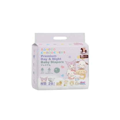 ICONIC X SANRIO PREMIUM BABY DIAPER NB 28S