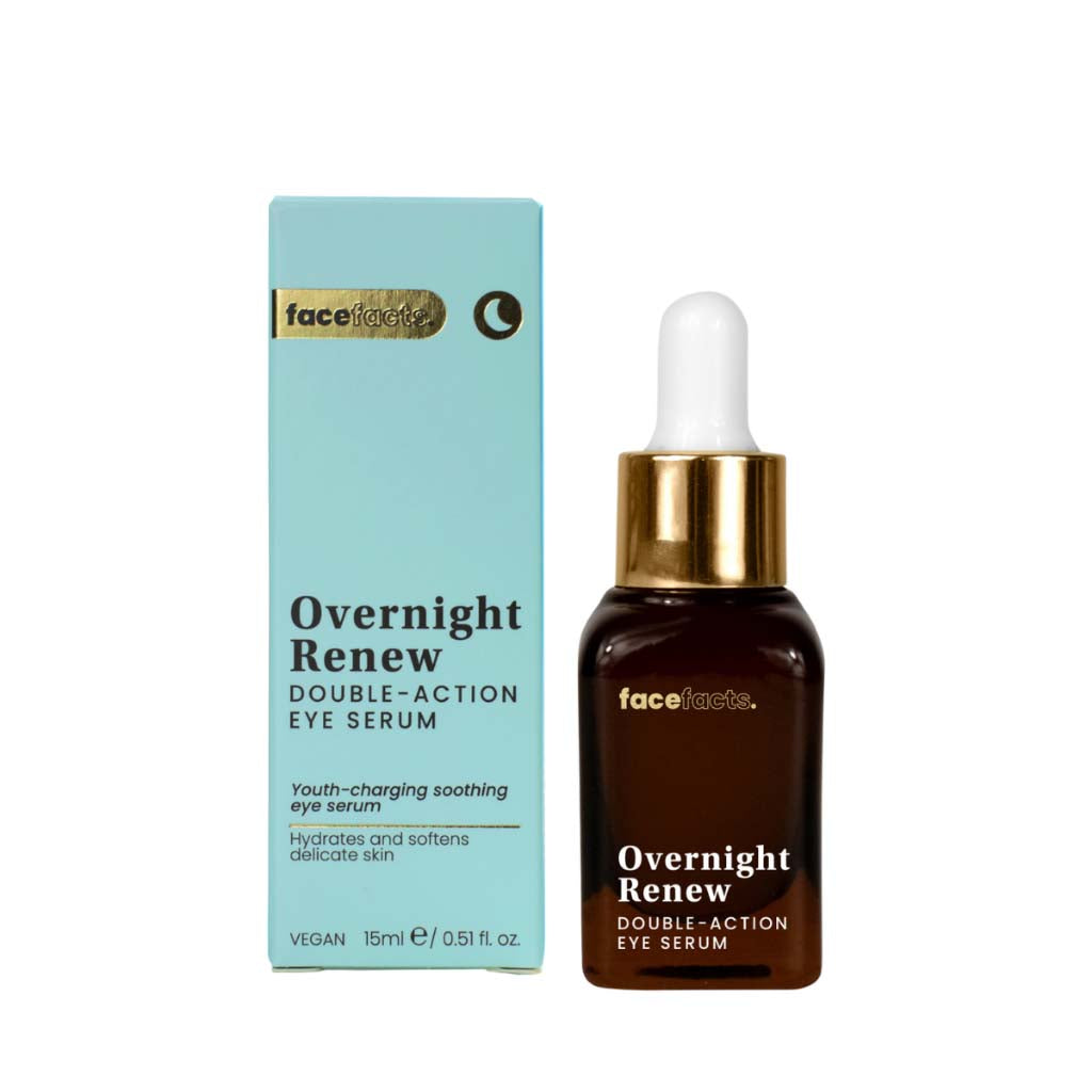 FACE FACTS OVERNIGHT RENEW DOUBLE ACTION EYE SERUM 15ML
