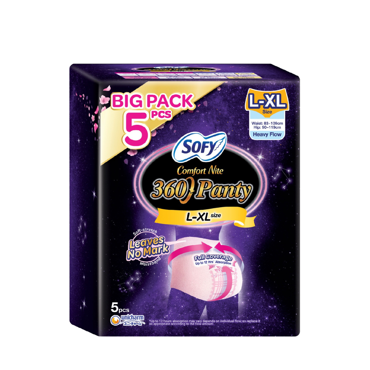 SOFY COMFORT NITE 360 PANTY L-XL 5S