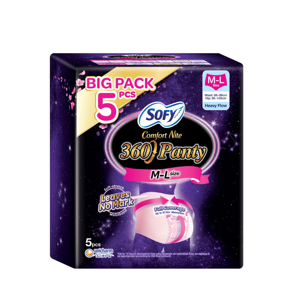 SOFY COMFORT NITE 360 PANTY M-L 5S