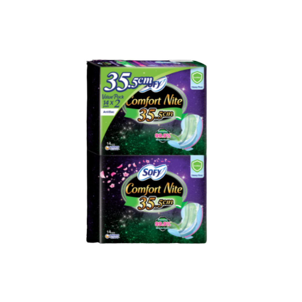 SOFY CONFORT NITE ANTIBAC 35.5CM 14SX2
