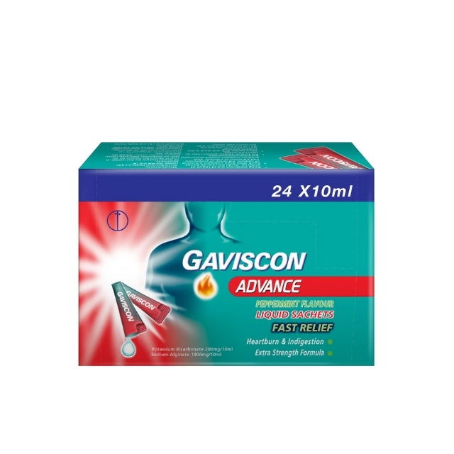 GAVISCON ADVANCE SACHET 10ML 24S