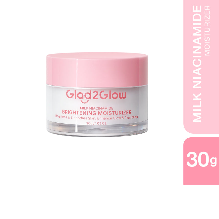 GLAD2GLOW MILK NIACINAMIDE BRIGHTENING MOISTURIZER 30G