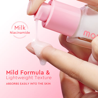 GLAD2GLOW MILK NIACINAMIDE BRIGHTENING SERUM 17ML