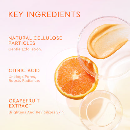 GLAD2GLOW YUZU AHA BLACKHEAD EXFOLIATING CLEANSER 70G