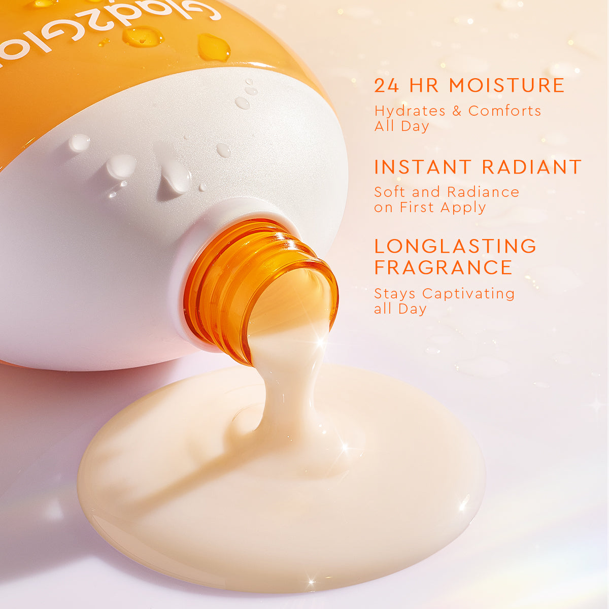 GLAD2GLOW TROPICAL VELVET MOIST & SMOOTH BODY SERUM 300ML