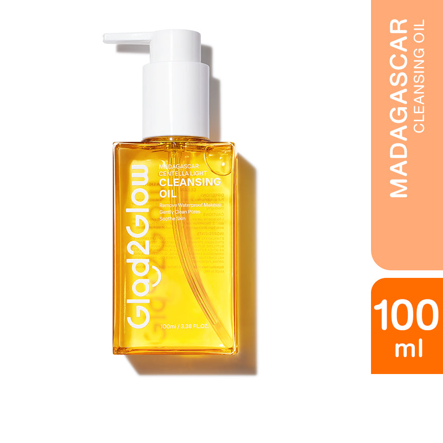 GLAD2GLOW MADAGASCAR CENTELLA LIGHT CLEANSING OIL 100ML