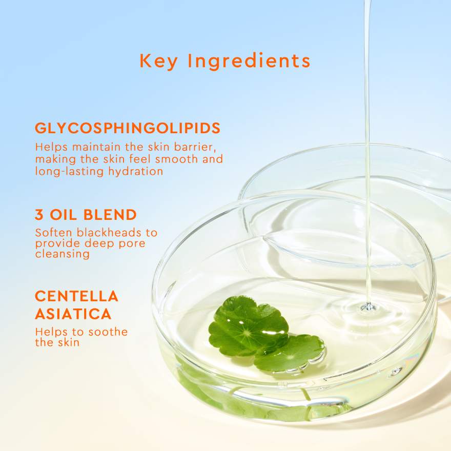 GLAD2GLOW MADAGASCAR CENTELLA LIGHT CLEANSING OIL 100ML