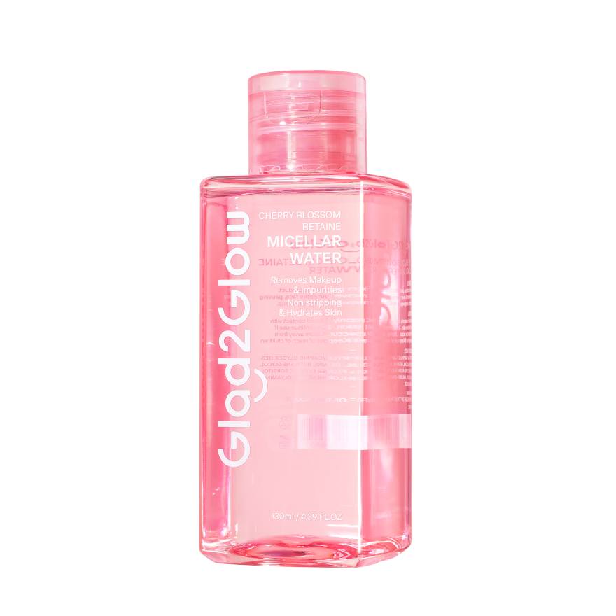 GLAD2GLOW CHERRY BLOSSOM BETAINE MICELLAR WATER 130ML